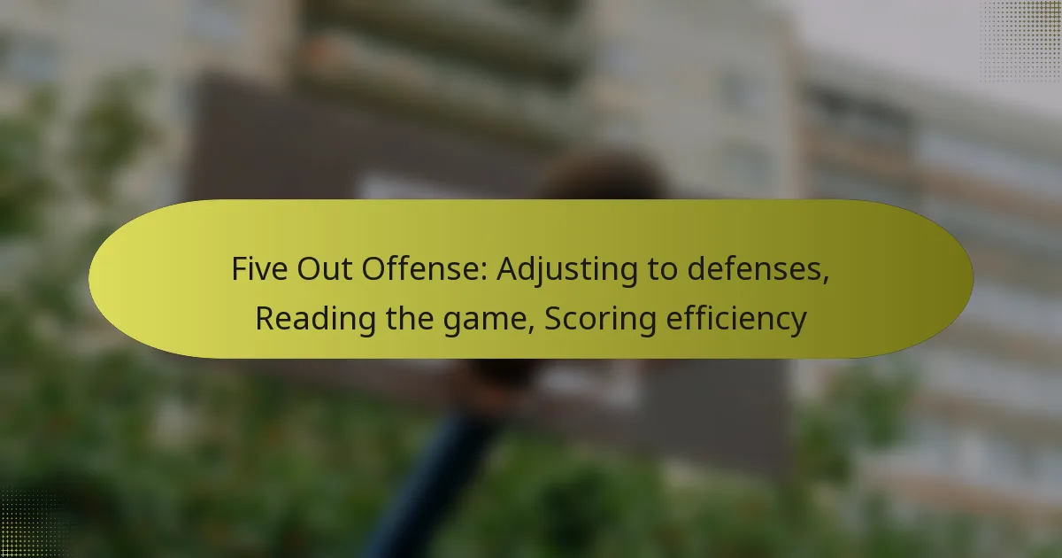 Five Out Offense: Adjusting to defenses, Reading the game, Scoring efficiency