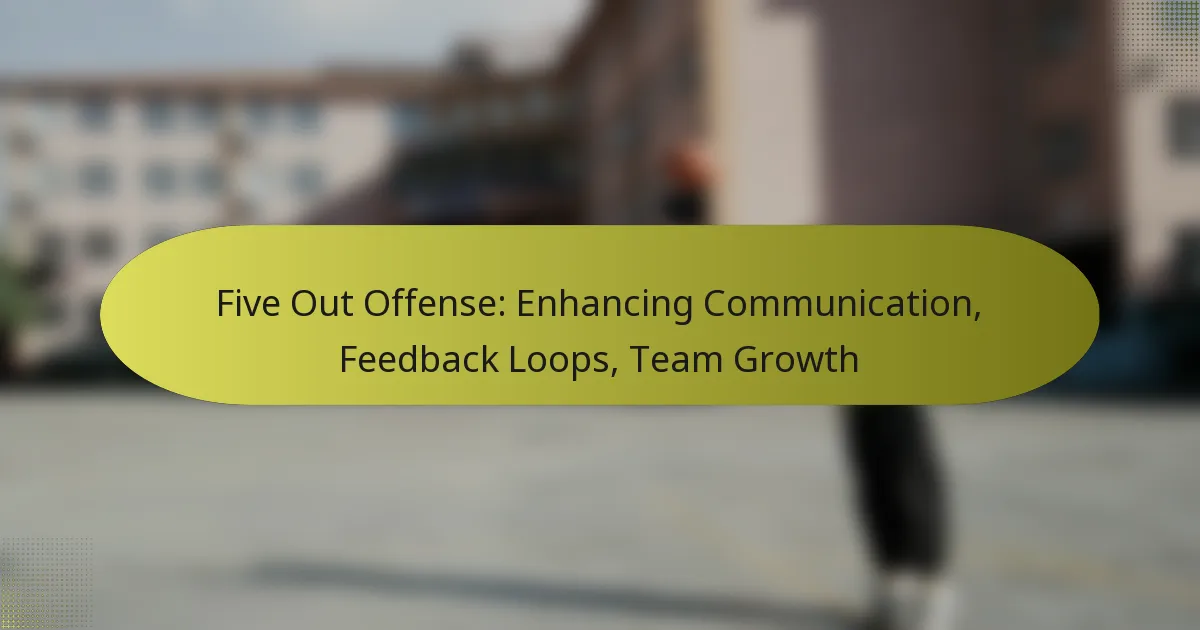 Five Out Offense: Enhancing Communication, Feedback Loops, Team Growth