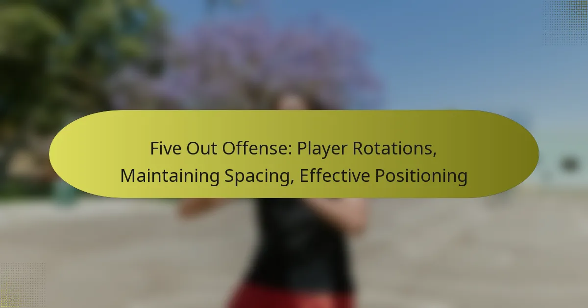 Five Out Offense: Player Rotations, Maintaining Spacing, Effective Positioning