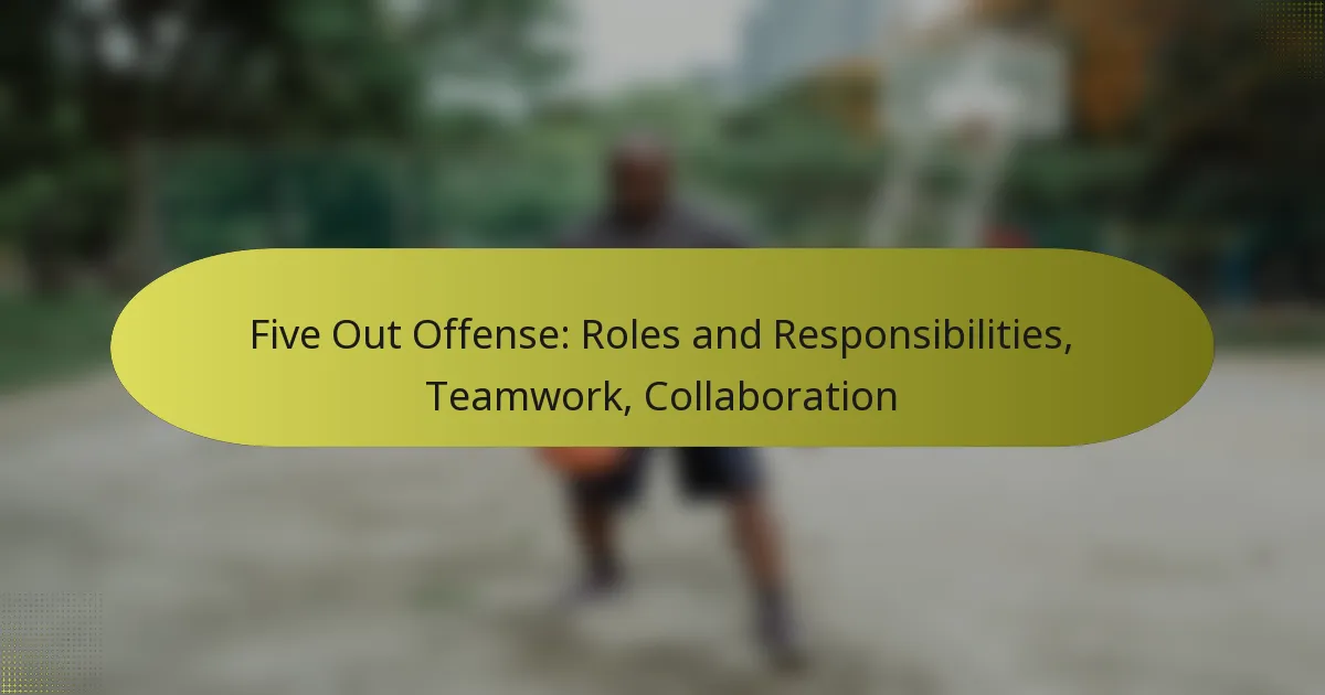 Five Out Offense: Roles and Responsibilities, Teamwork, Collaboration