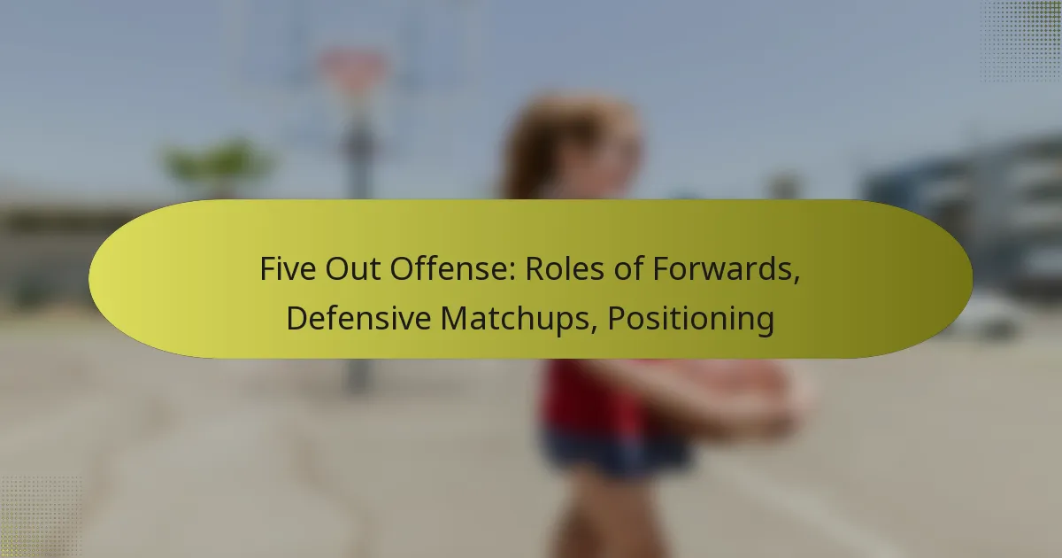 Five Out Offense: Roles of Forwards, Defensive Matchups, Positioning